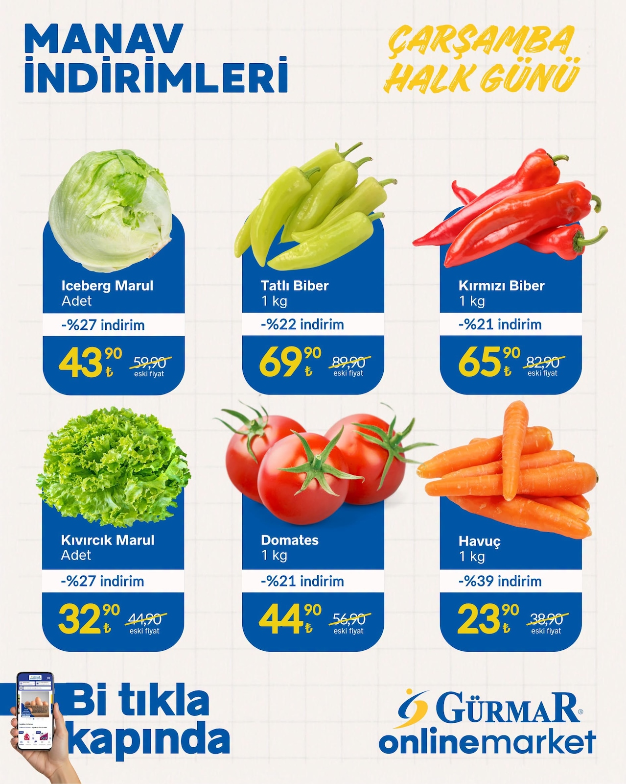 Gürmar 30 Eylül 2026 Manav İndirim Broşürü