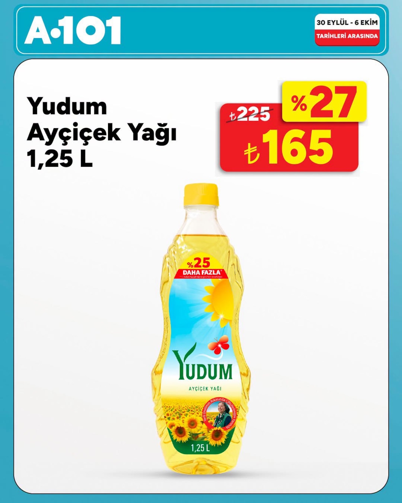 A101 30 Eylül 2026 Instagram Post'u