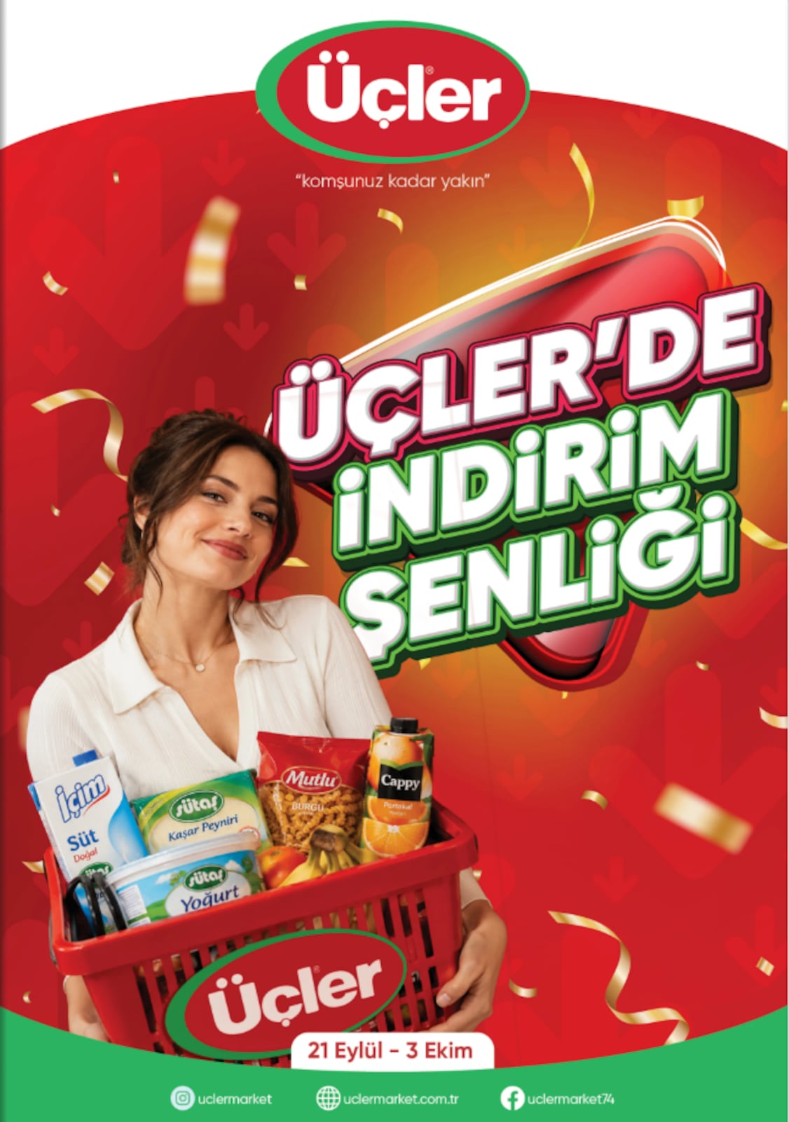 Üçler Market 21 Eylül 2026 İndirim Broşürü