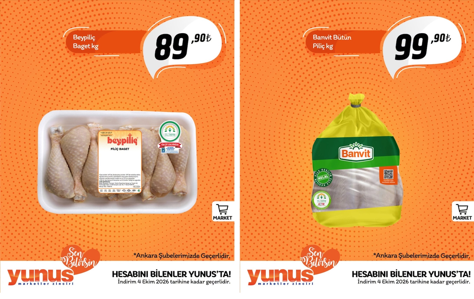 Yunus Market 30 Eylül 2026 Instagram Post'u