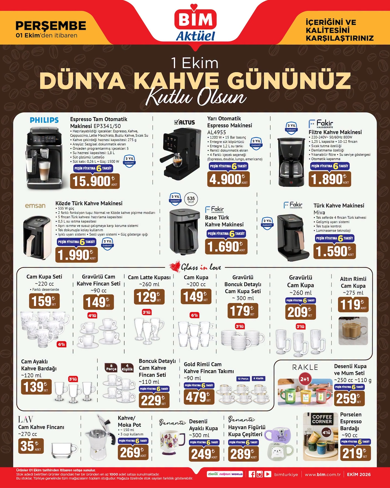 Bim 1 Ekim 2026 İndirim Broşürü