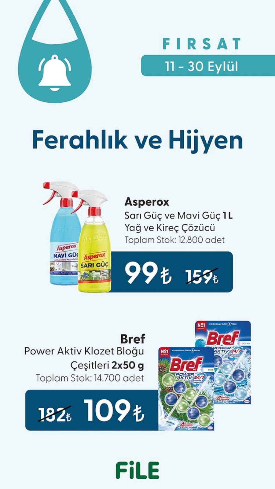 File Market 11 Eylül 2026 İndirim Broşürü