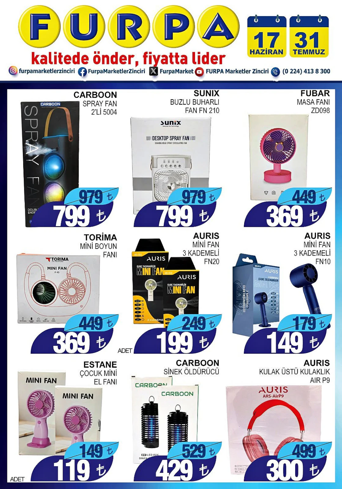 Furpa Market 17 Haziran 2026 İndirim Broşürü