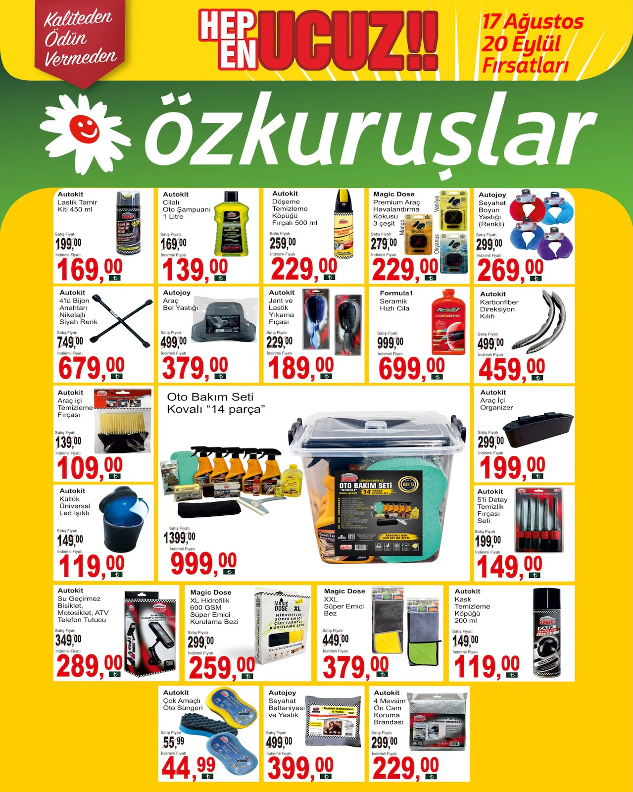 Özkuruşlar 17 Ağustos 2026 İndirim Broşürü