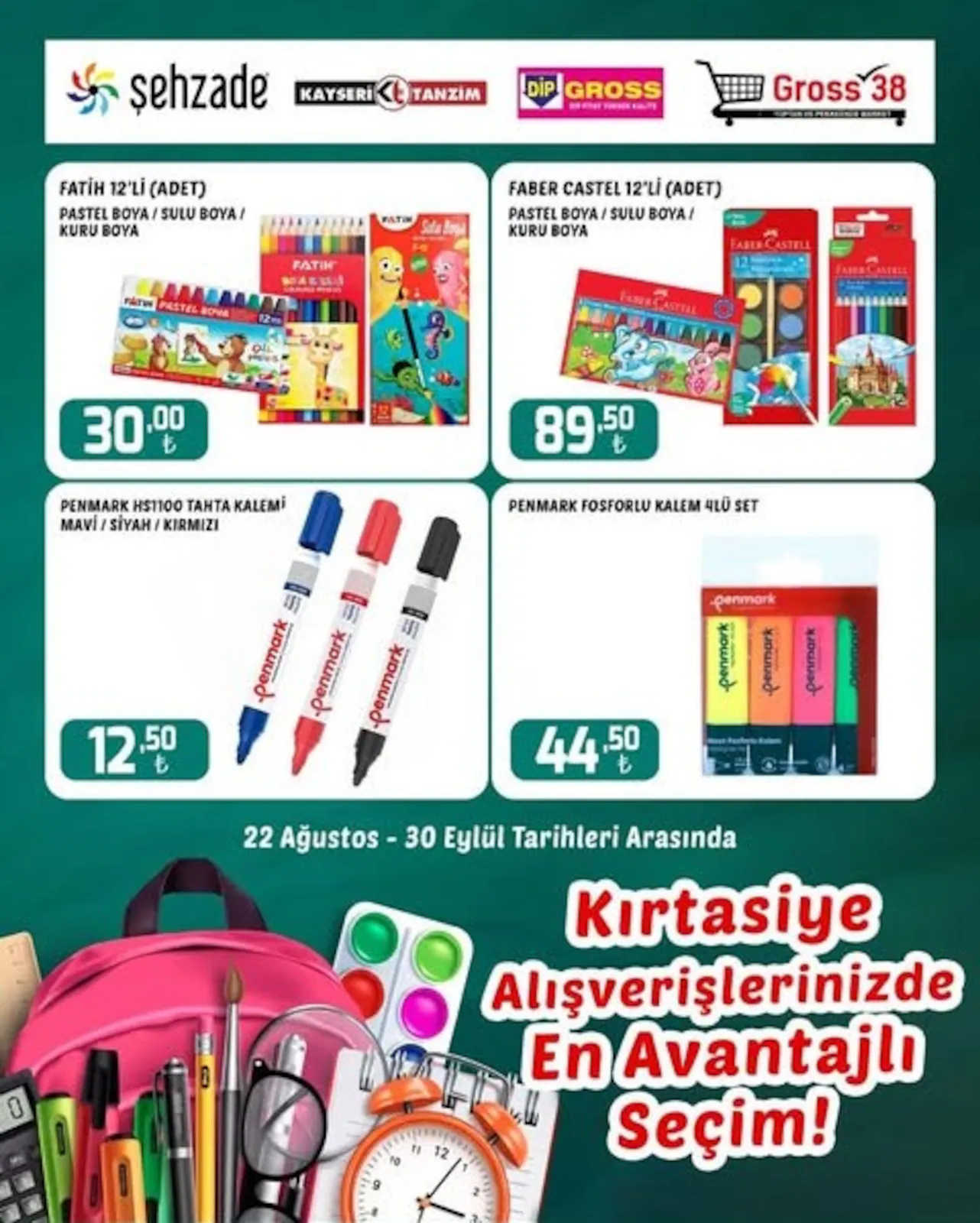 Şehzade Market 22 Ağustos 2026 Okul Alışverişi