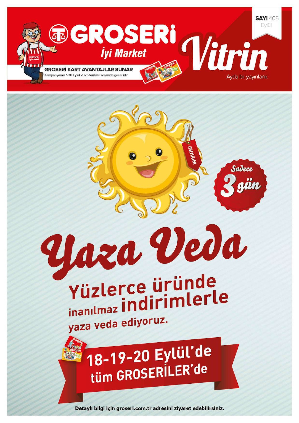 Groseri 1 Eylül 2026 İndirim Broşürü