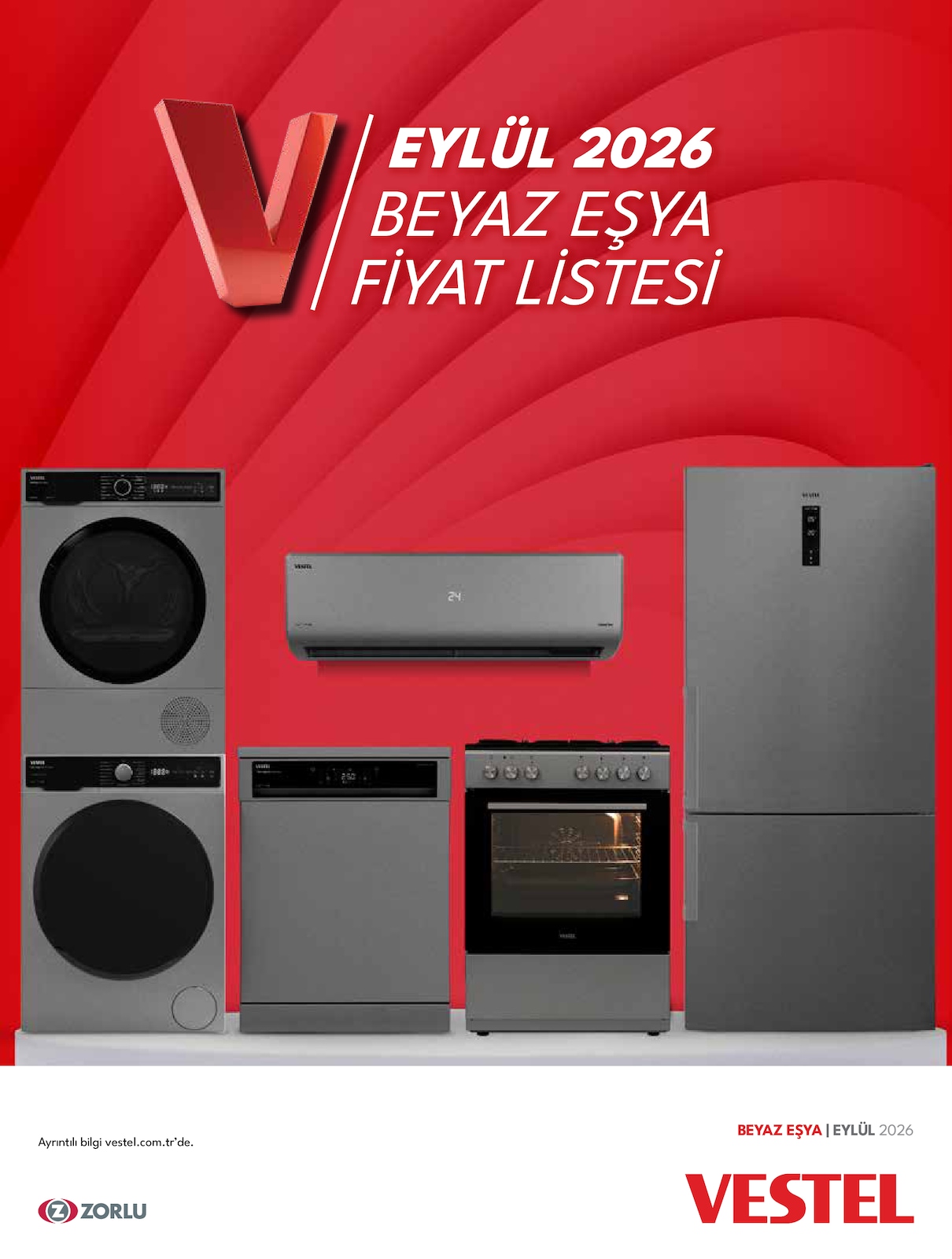 Vestel 2 Eylül 2026 Beyaz Eşya Broşürü