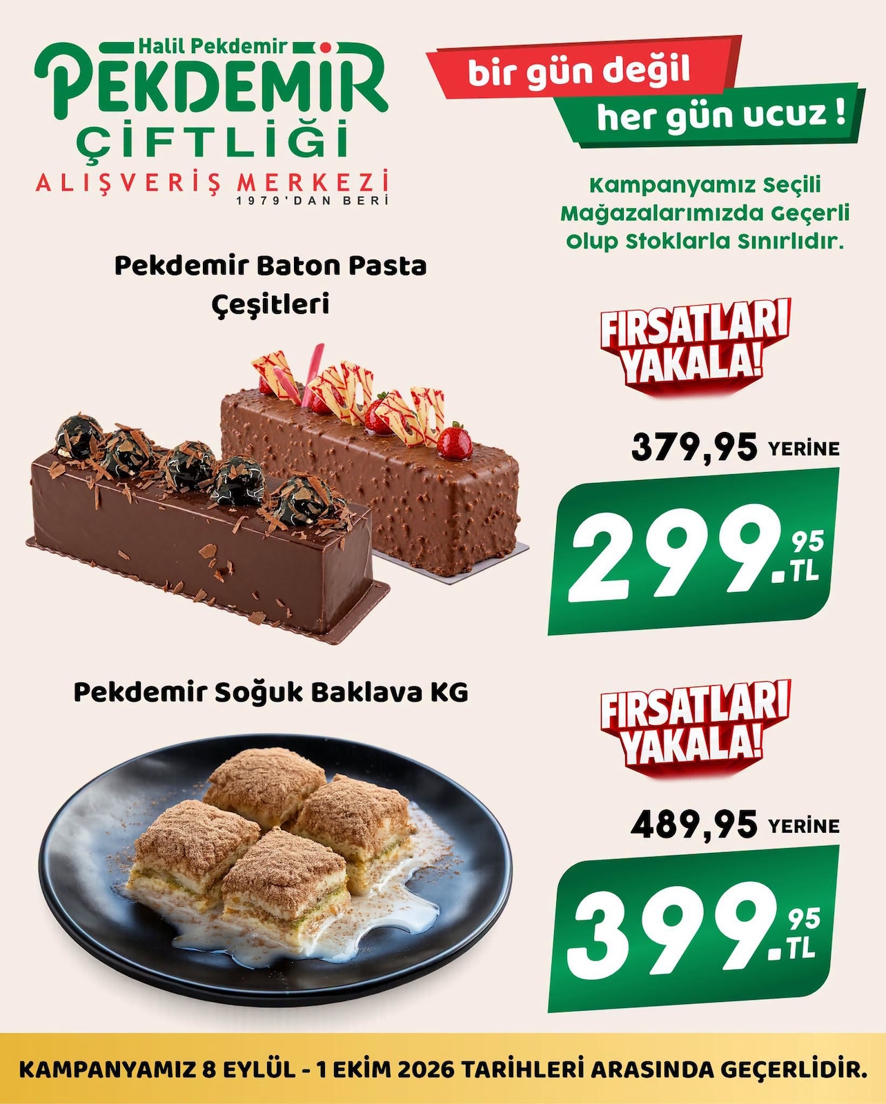 Pekdemir Market 8 Eylül 2026 İndirim Broşürü