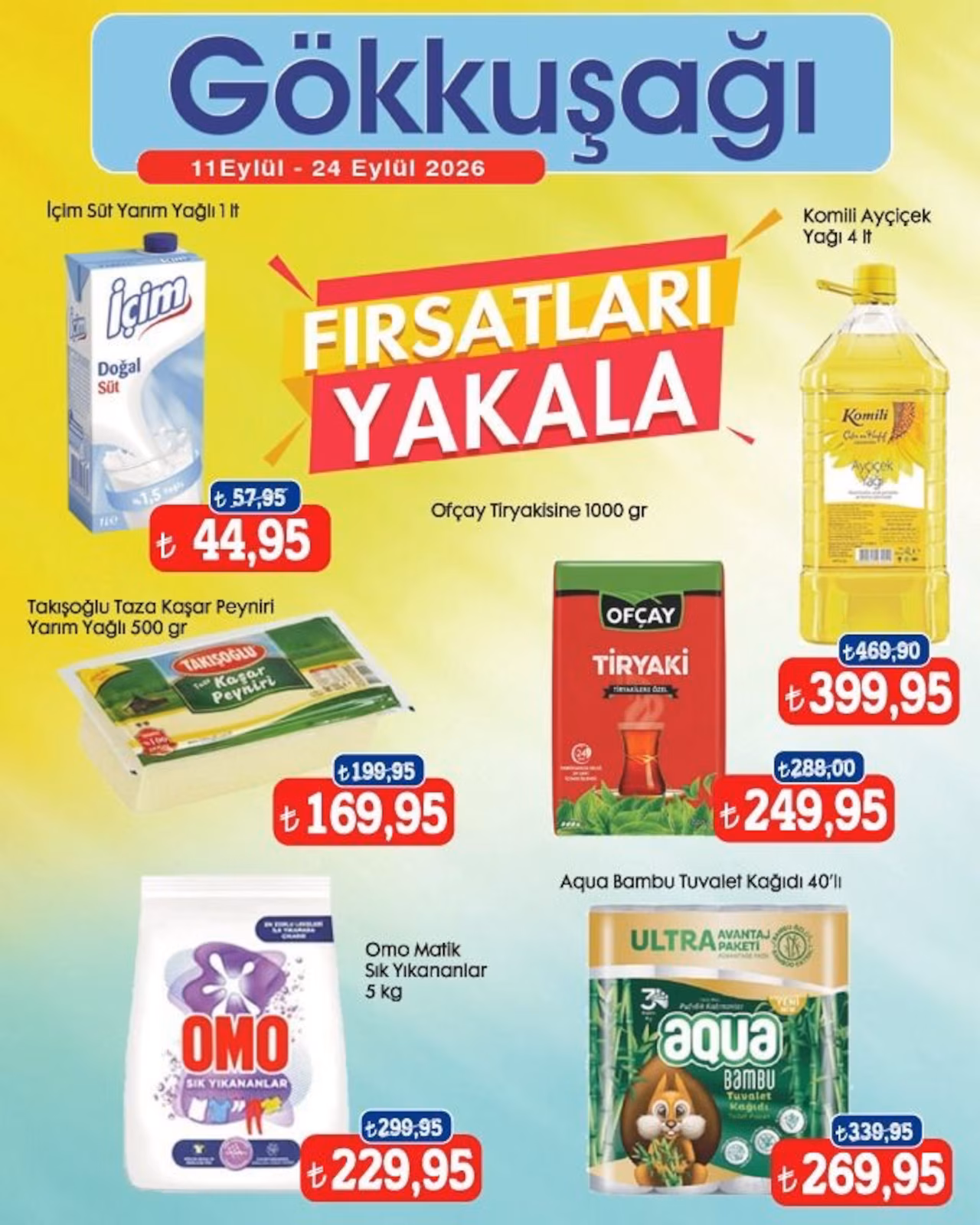 Gökkuşağı Market 11 Eylül 2026 İndirim Broşürü