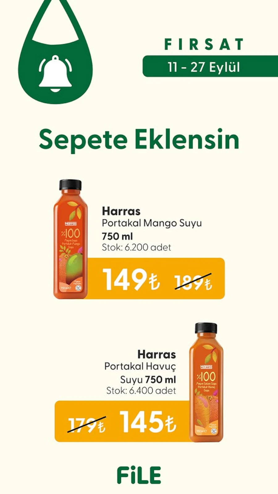 File Market 11 Eylül 2026 İndirimli Ürünler