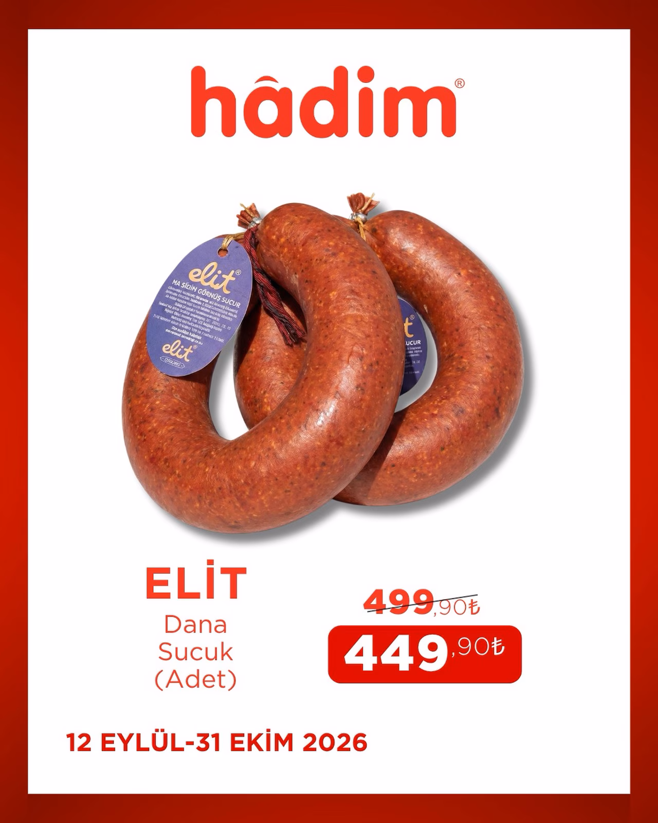 Hadim AVM 12 Eylül 2026 İndirim Broşürü