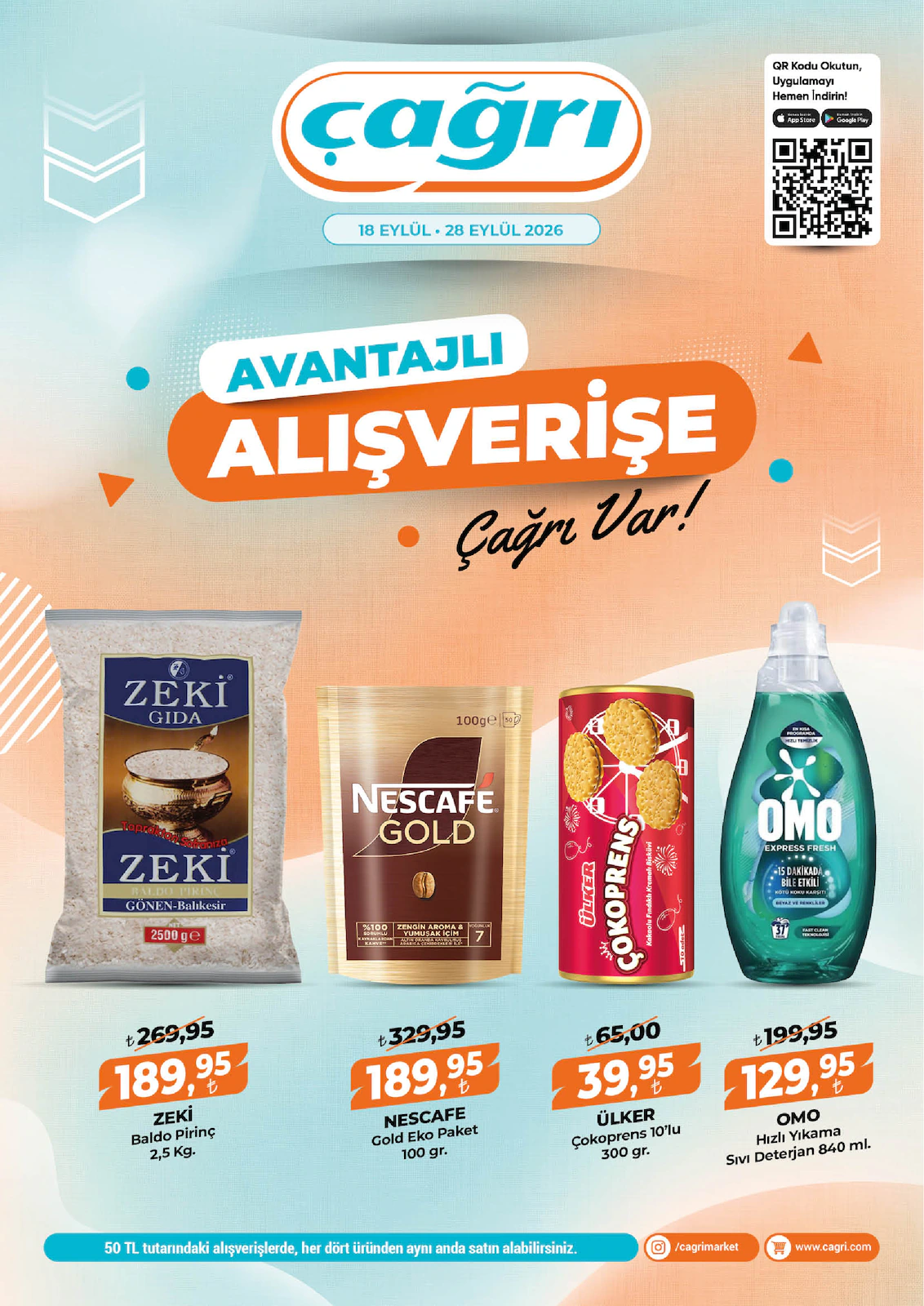 Çağrı Market 18 Eylül 2026 İndirim Broşürü