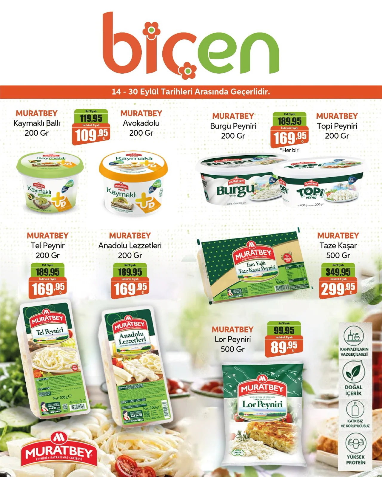 Biçen Market 14 Eylül 2026 İndirim Broşürü