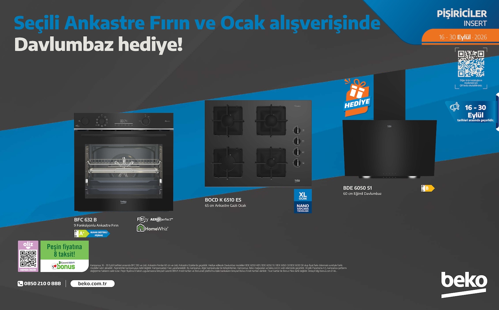 Beko 16 Eylül 2026 Ankastre Broşürü