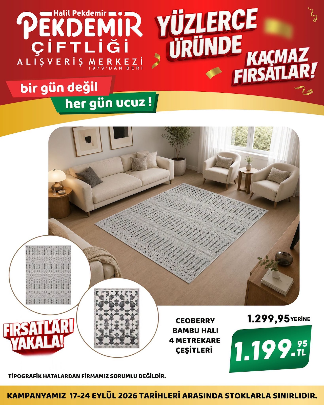 Pekdemir Market 17 Eylül 2026 İndirim Broşürü