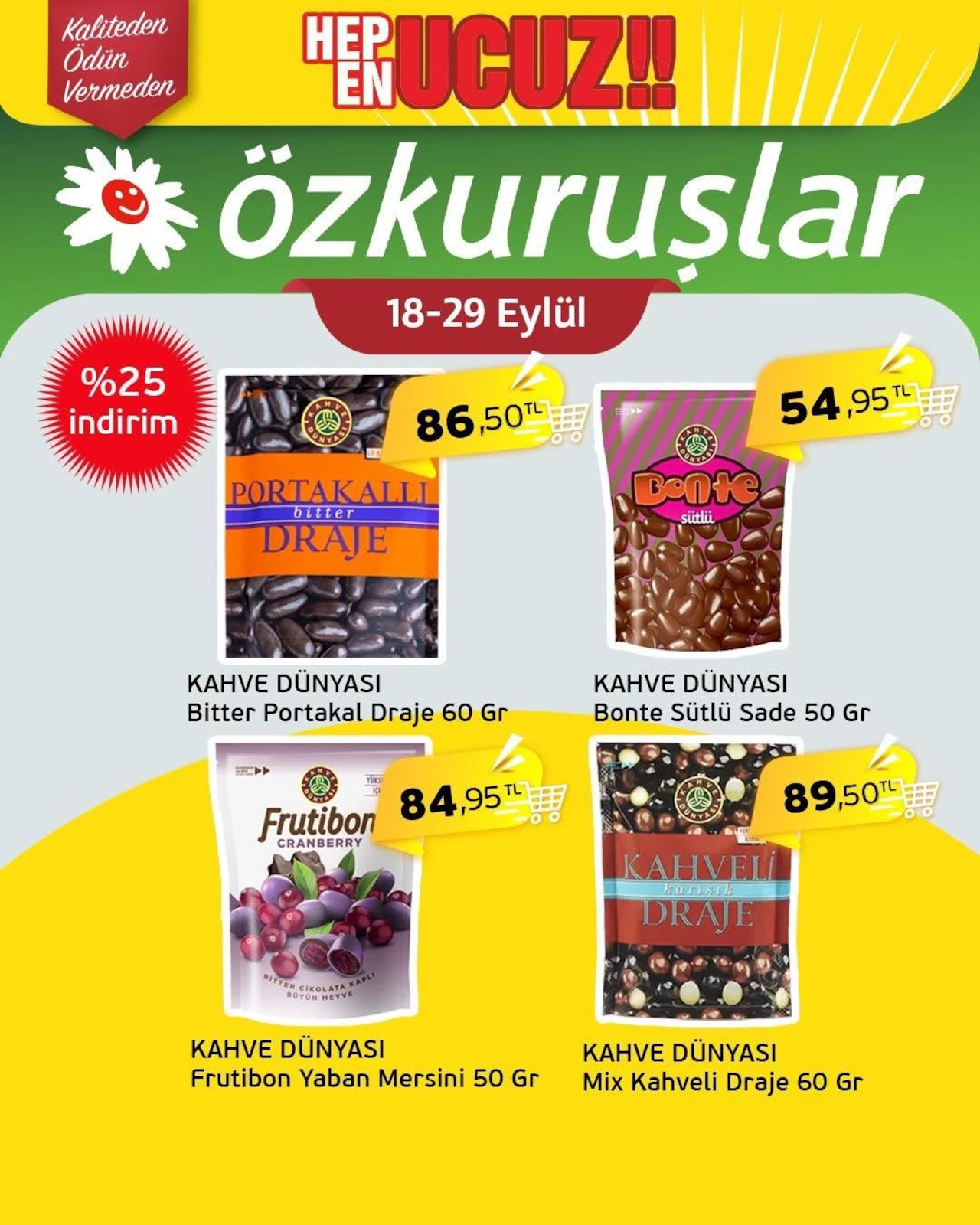 Özkuruşlar 18 Eylül 2026 İndirim Broşürü