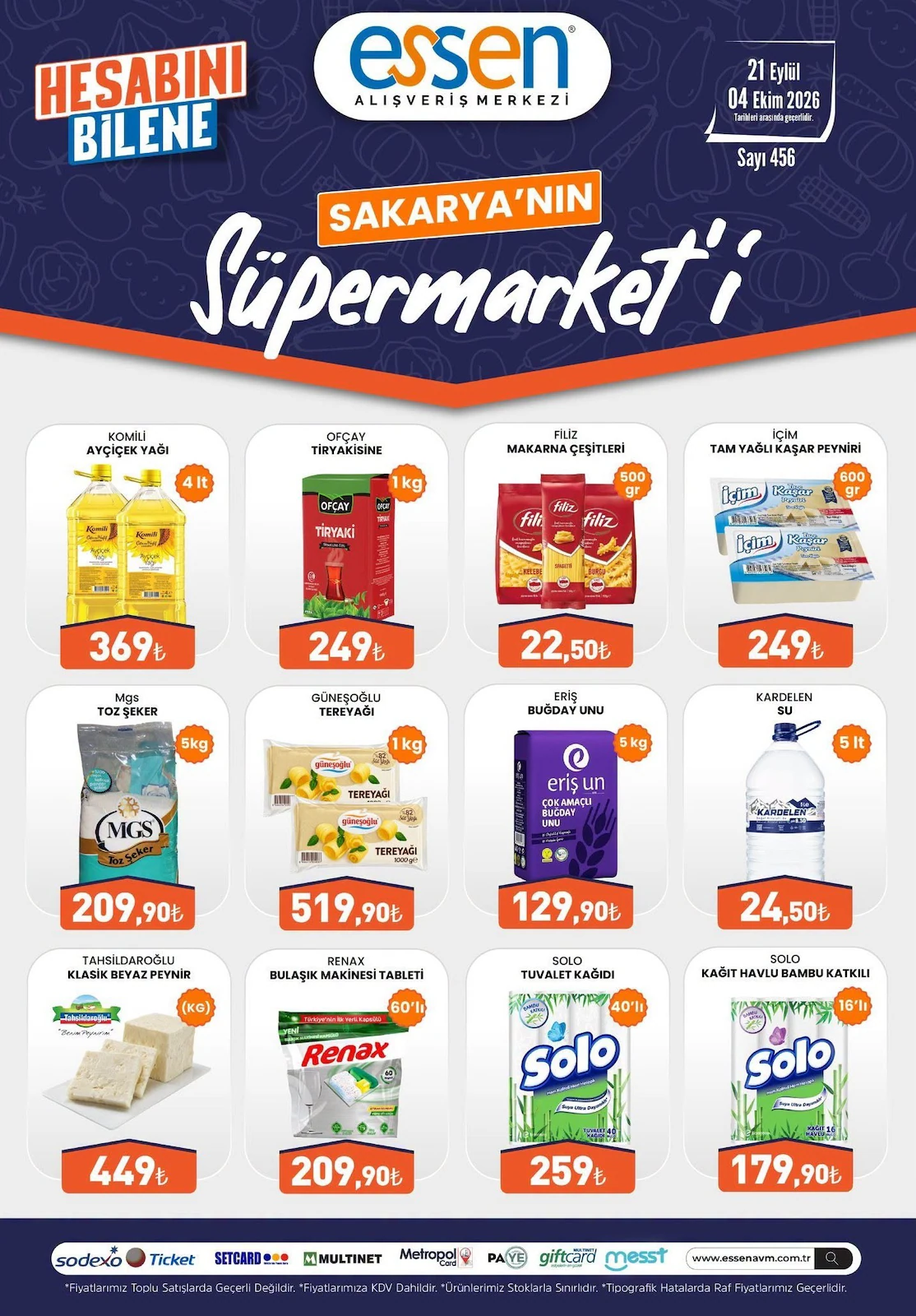 Essen Market 21 Eylül 2026 İndirim Broşürü