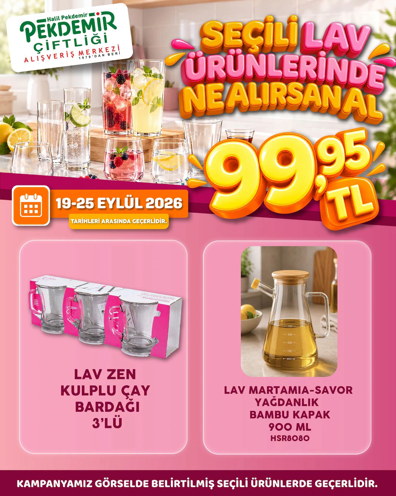 Pekdemir Market 19 Eylül 2026 İndirim Broşürü