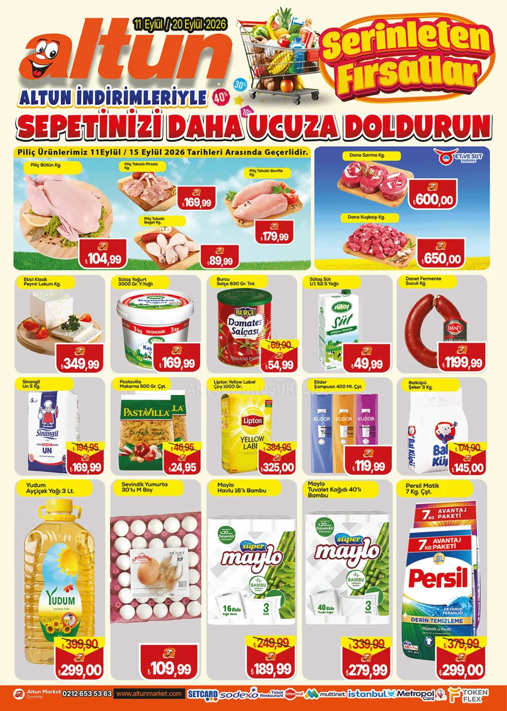 Altun Market İndirim Bülteni Broşürü
