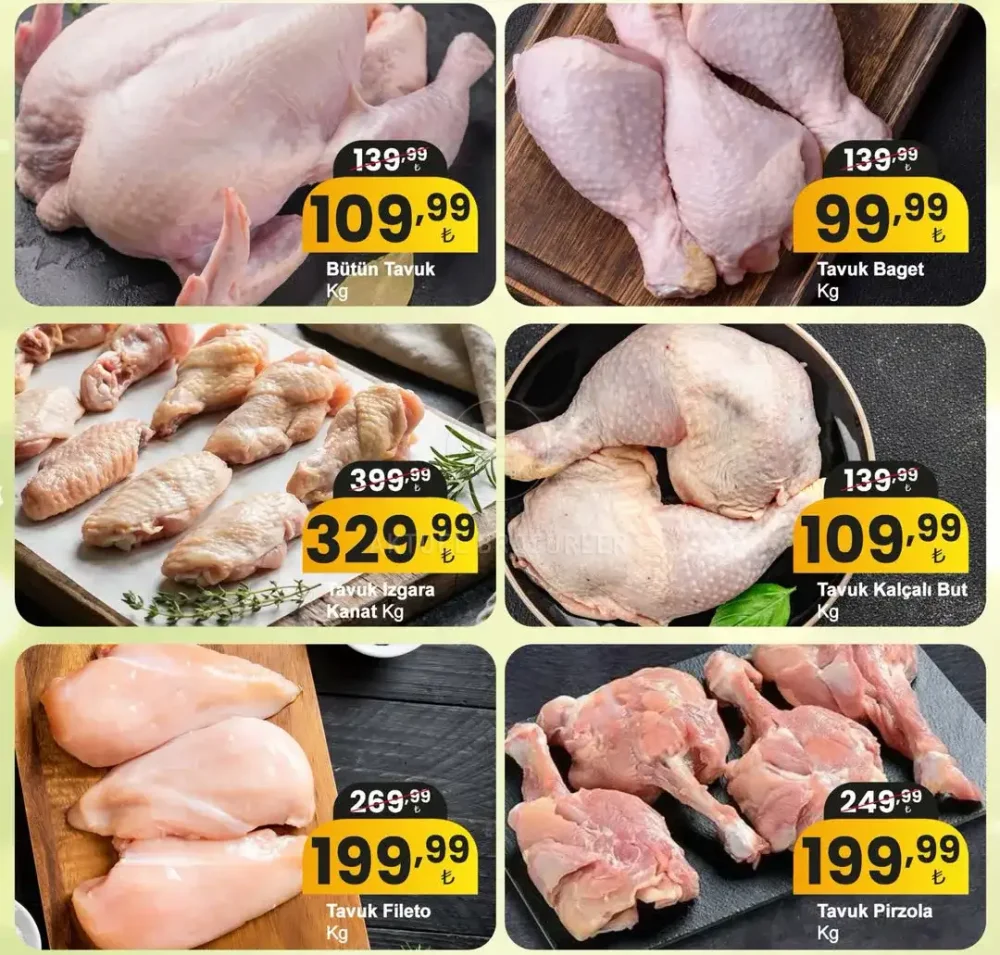 Beykoz Market Beyaz Et Ürünlerinde İndirim