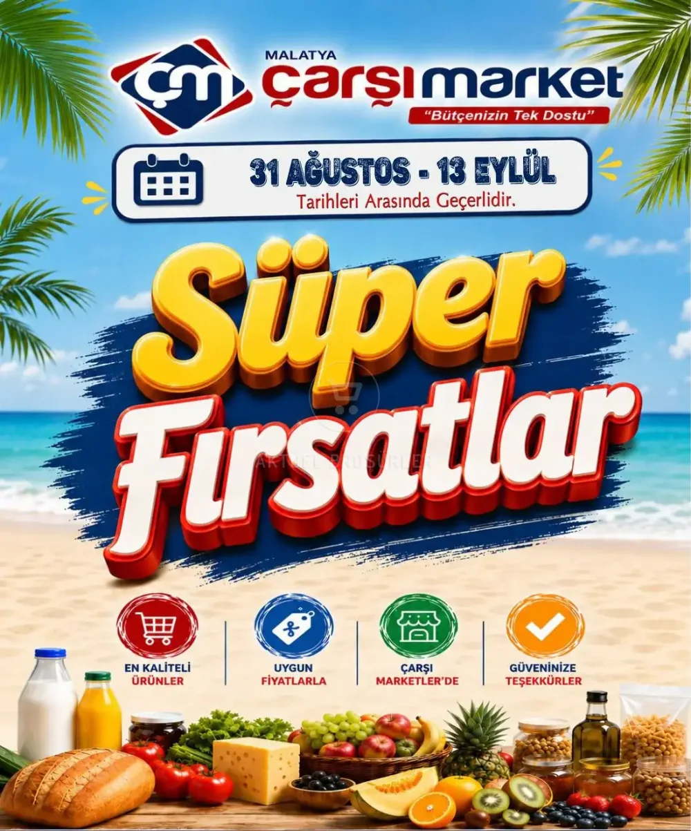 Çarşı Market İndirim Bülteni Broşürü - Süper Fırsatlar