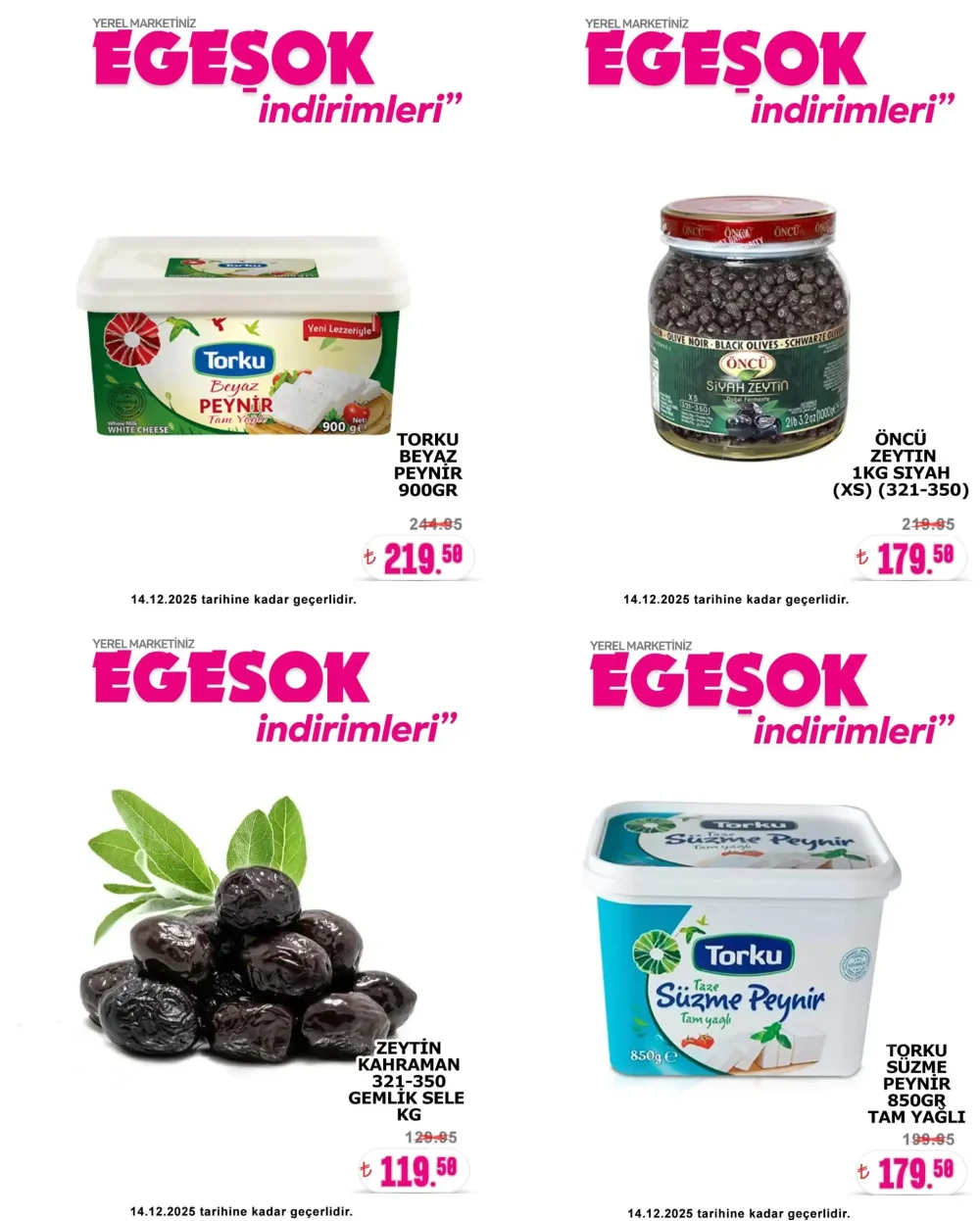 Egeşok Market Hafta Sonuna Özel Fırsat Ürünleri Broşürü
