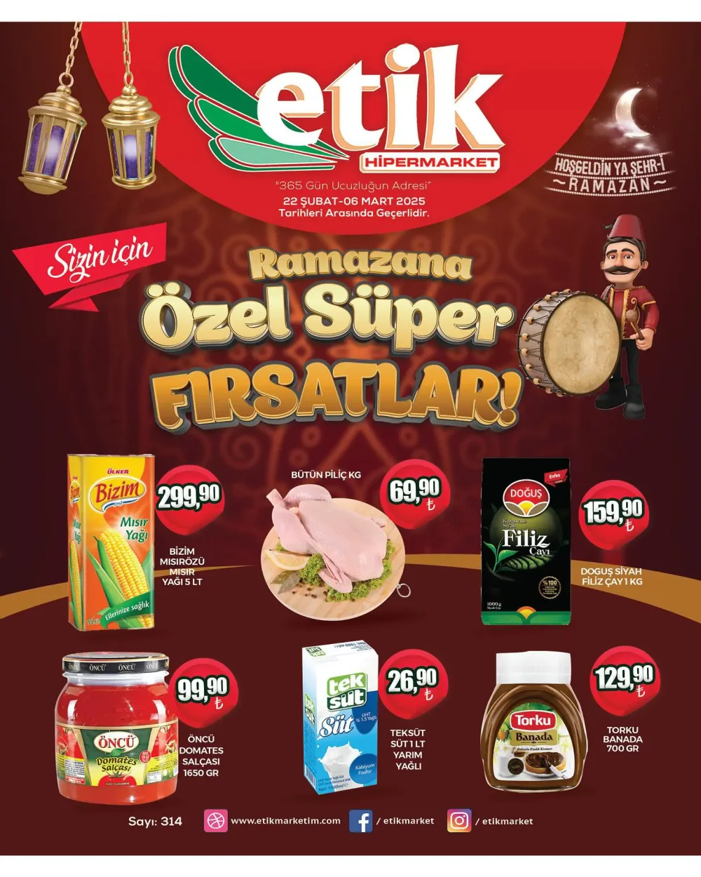 Etik Hipermarket İndirim Bülteni Broşürü - Ramazana Özel Fırsatlar