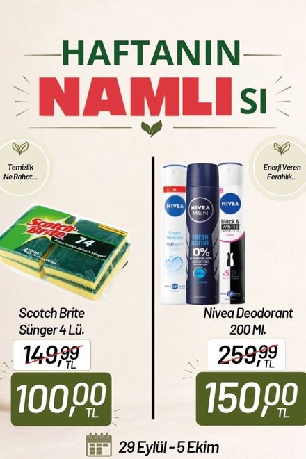 Namlı Market İndirim Broşürü