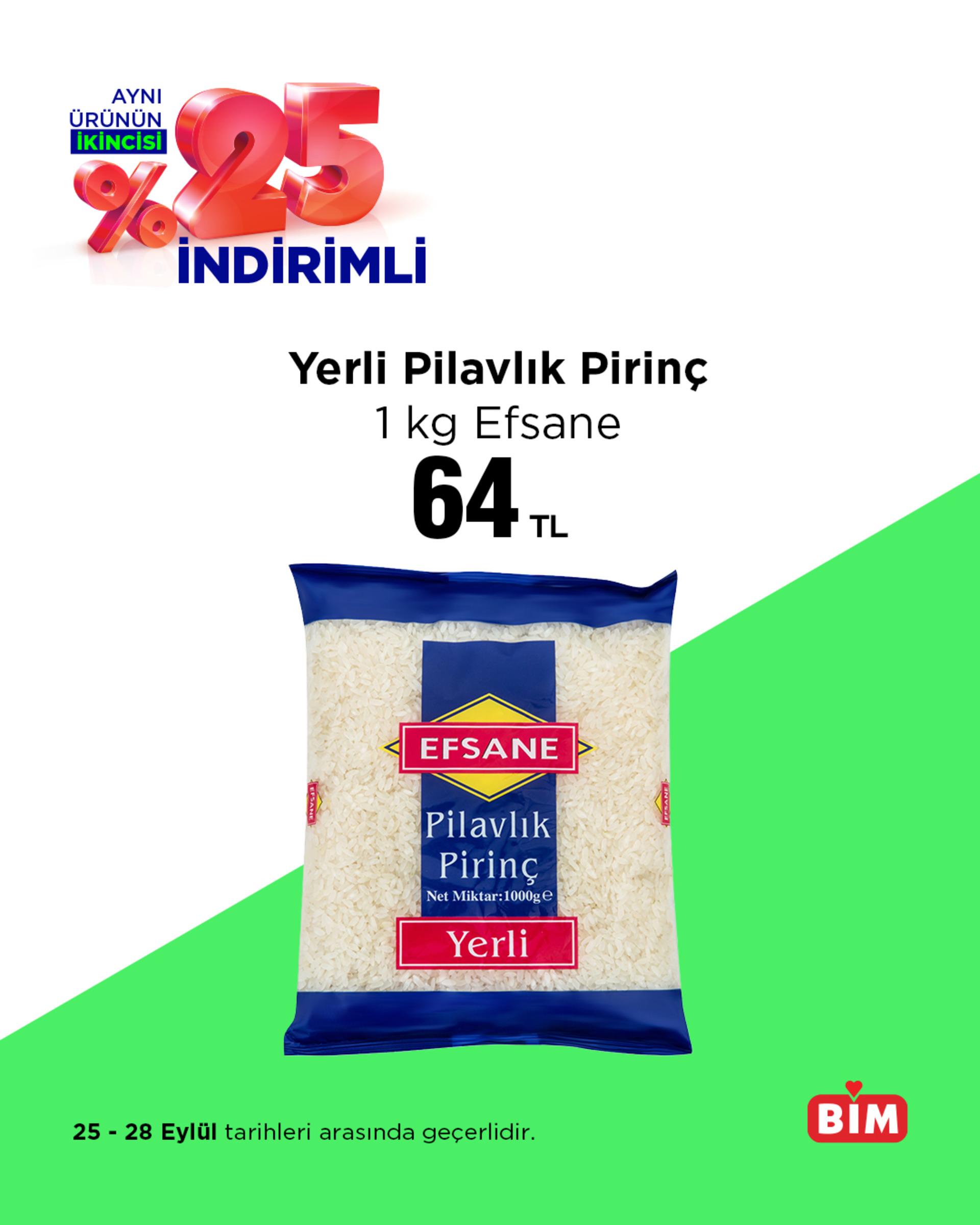Bim 25 Eylül - 28 Eylül Broşürü