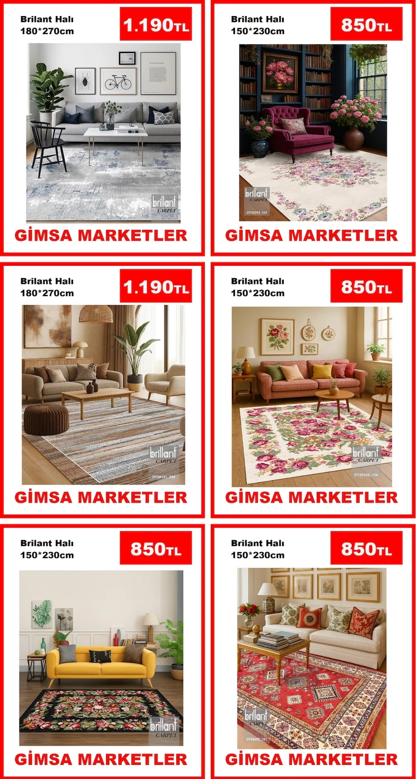 Gimsa Market - Instagram Post'u 28 Eylül - 04 Ekim 2026