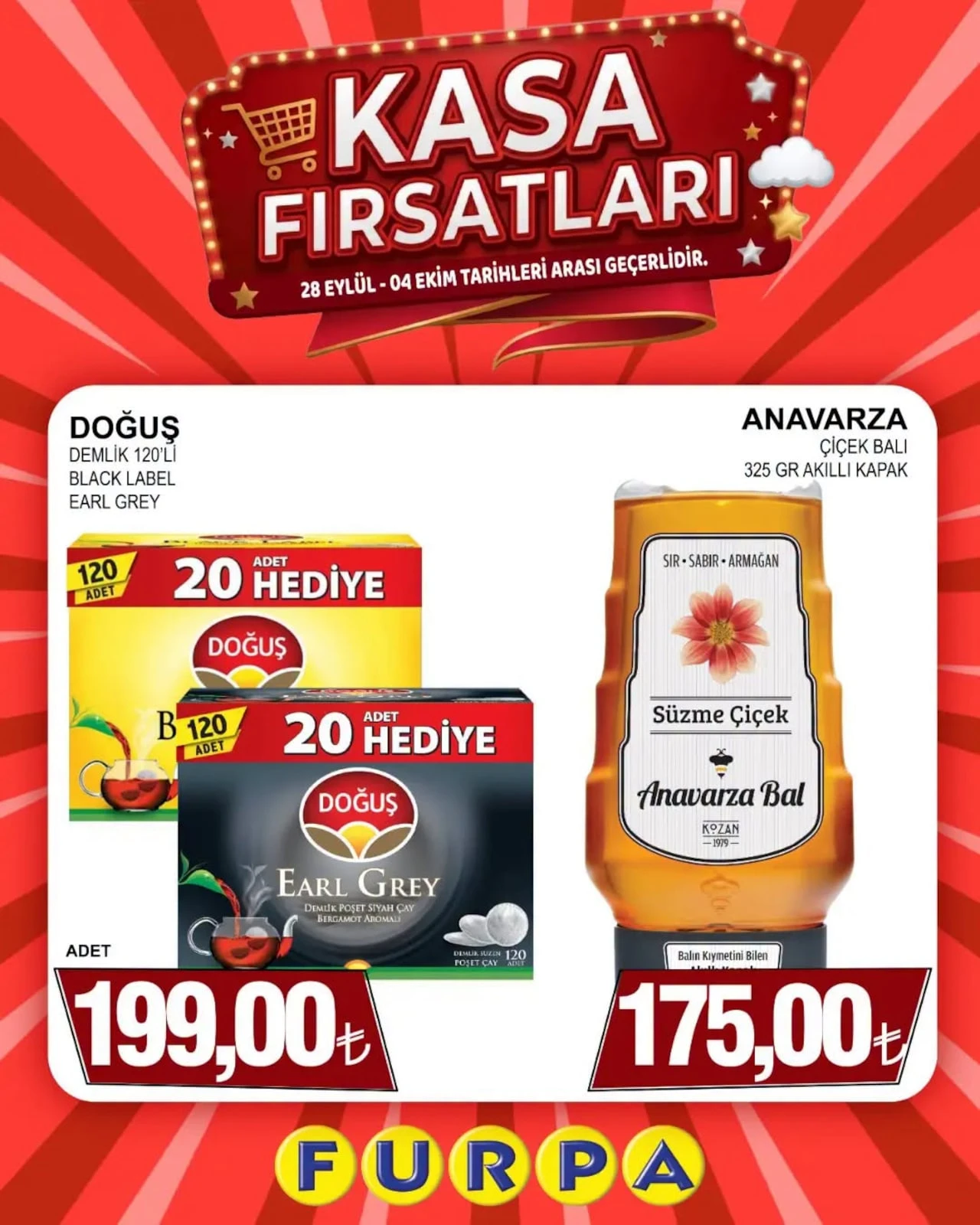 Furpa Market - İndirim Broşürü 28 Eylül - 04 Ekim 2026