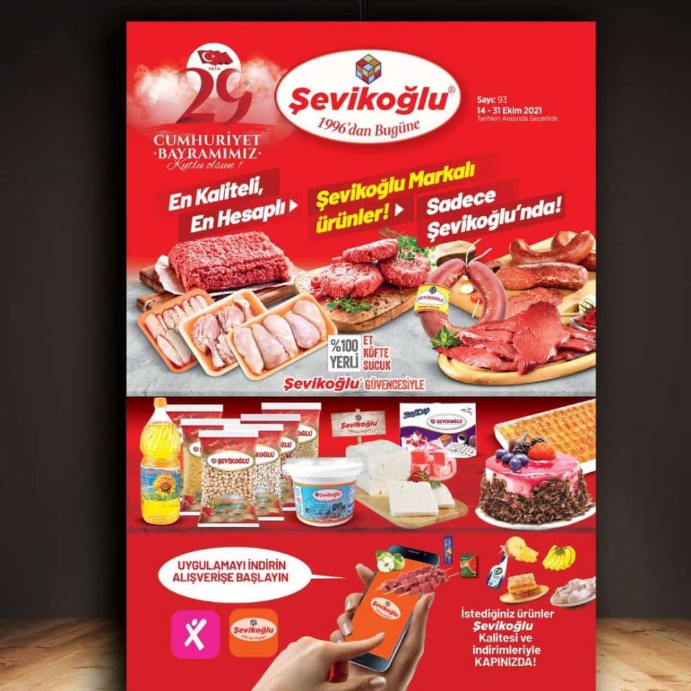 Şevikoğlu Market İndirim Bülteni Broşürü 14-31 Ekim
