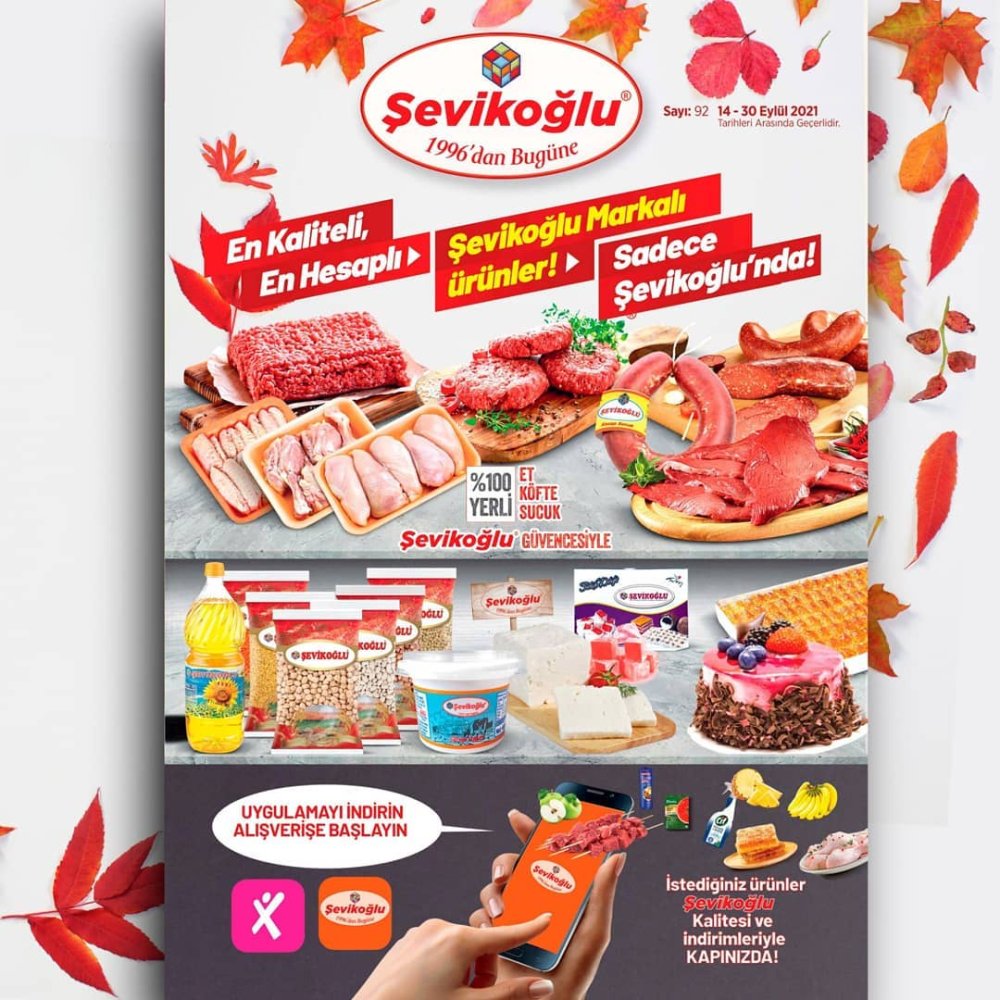 Şevikoğlu Market İndirim Bülteni Broşürü - En Kaliteli En Hesaplı 14-30 Eylül