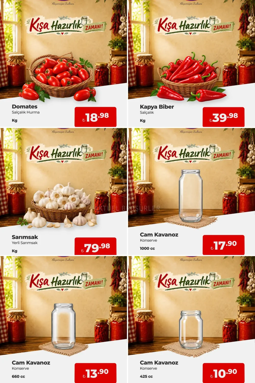 Sultan Market Salça Hazırlama Ürünleri