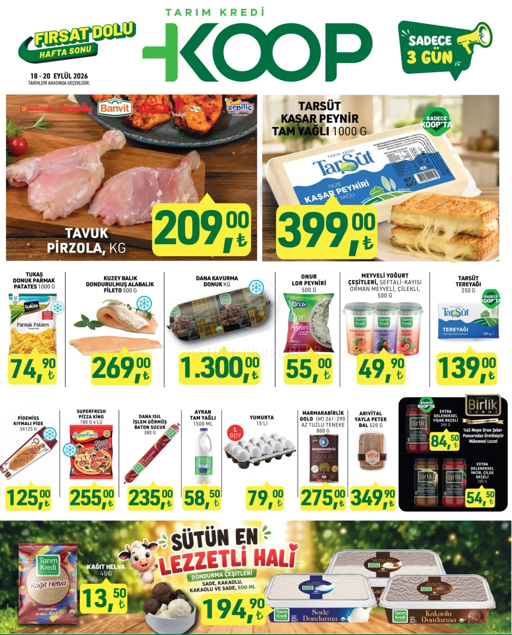 Tarım Kredi Market Tarım Kredi Kooperatif Market İndirim Bülteni Broşürü - Hafta Sonuna Özel Fırsatlar