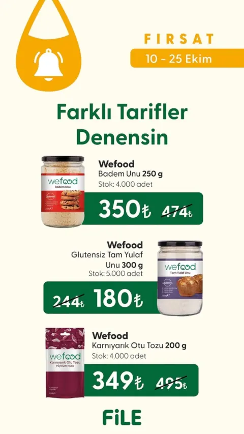 File Market 10 Ekim 2026 İndirim Broşürü