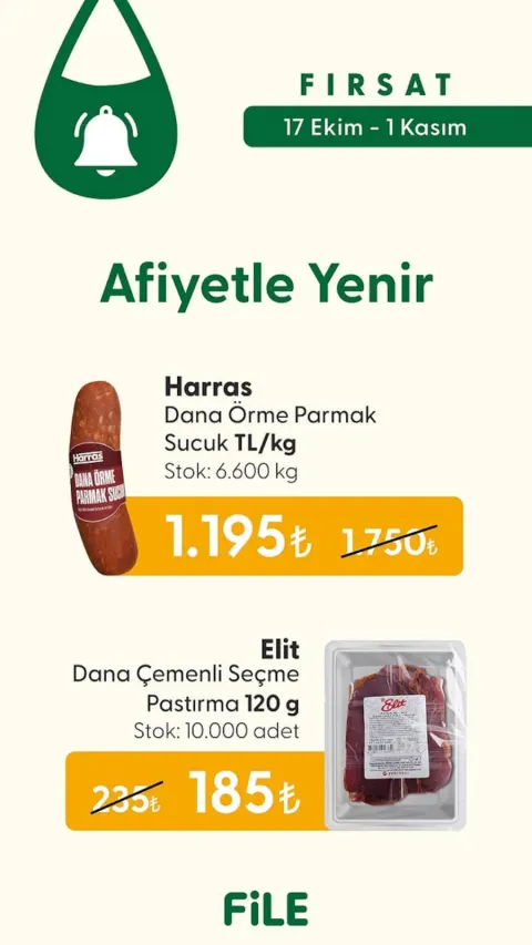 File Market 17 Ekim 2026 İndirim Broşürü