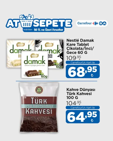 CarrefourSA 14 Ekim 2026 At Sepete