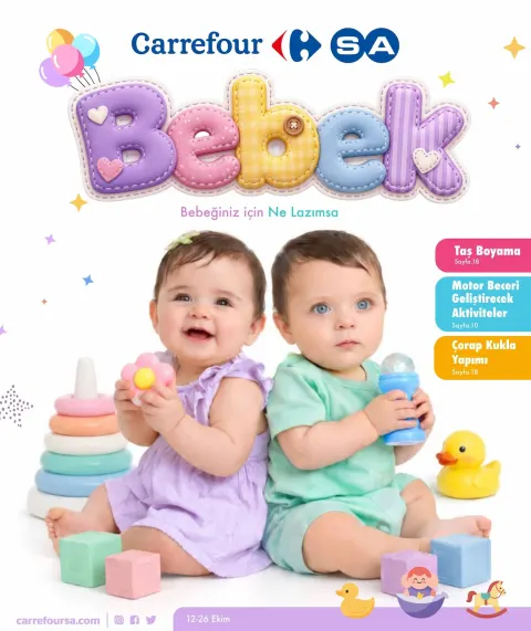 CarrefourSA 12 Ekim 2026 Bebek Broşürü