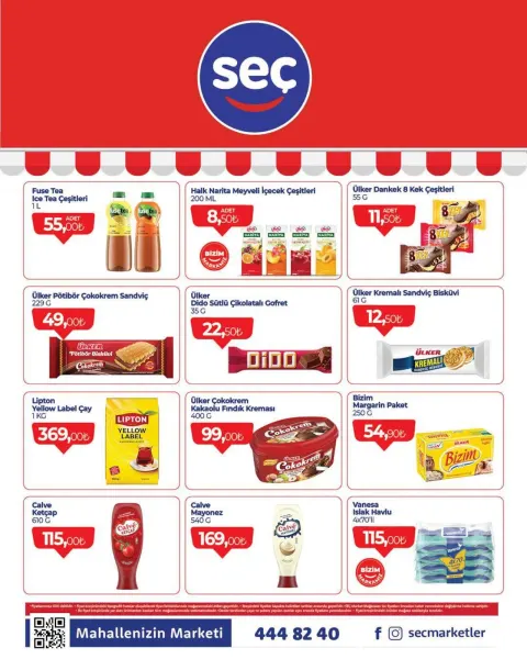 Seç Market 22 Ekim 2026 İndirim Broşürü