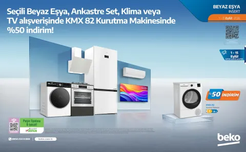 Beko 1 Eylül 2026 Beyaz Eşya Broşürü