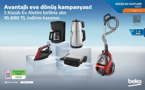 Beko 1 Eylül 2026 Küçük Ev Aletleri Broşürü