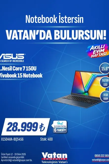 Vatan Bilgisayar İndirim Broşürü
