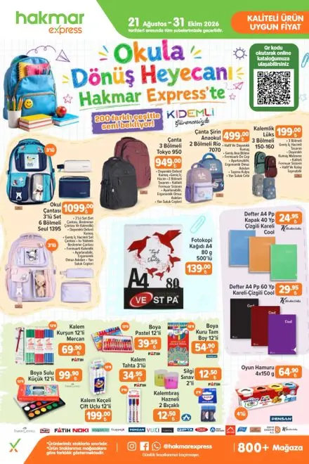 Hakmar Express İndirim Kataloğu