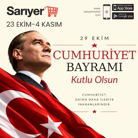 Sarıyer Market - İndirim Broşürü 23 Ekim - 04 Kasım 2026