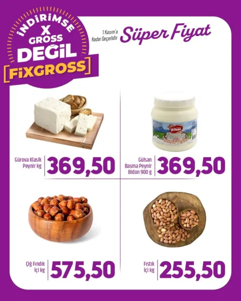 Fix Gross - İndirim Broşürü 30 Ekim - 01 Kasım 2026