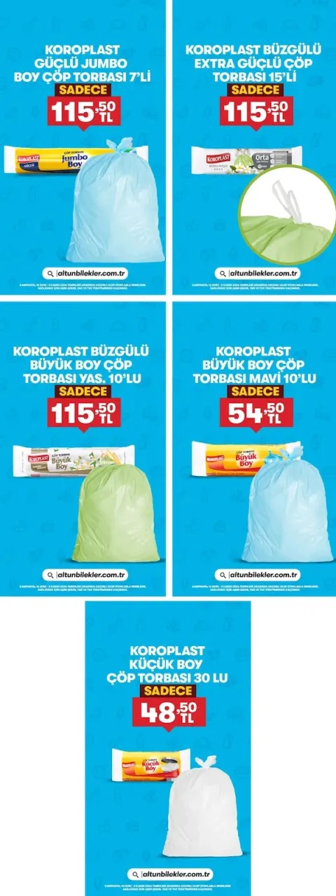 Altunbilekler - İndirim Broşürü 16 Ekim - 02 Kasım 2026