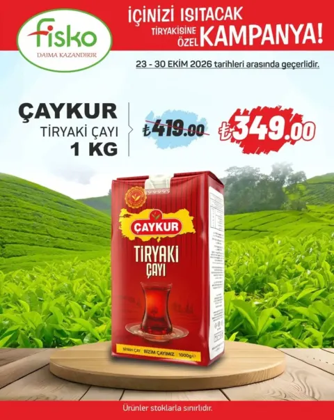 Fiskomar - İndirim Broşürü 23 - 30 Ekim 2026